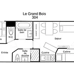 Confortable 2 Pieces Cabine, Skis Aux Pieds, Proche Commerces - Fr-1-182a-10 * Courchevel