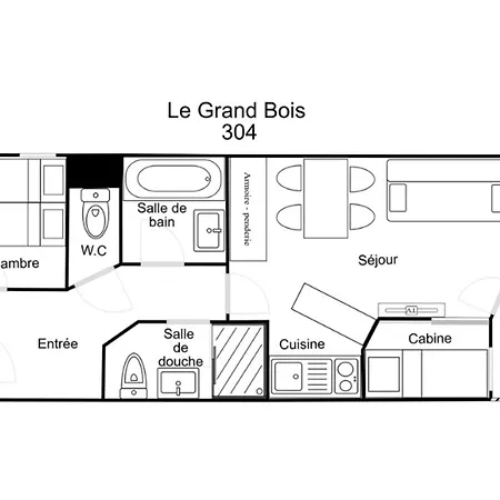 Appartement Confortable 2 Pieces Cabine, Skis Aux Pieds, Proche Commerces - Fr-1-182a-10 Courchevel