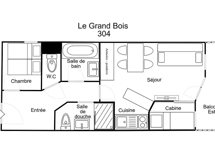 Confortable 2 Pieces Cabine, Skis Aux Pieds, Proche Commerces - Fr-1-182a-10 * Courchevel